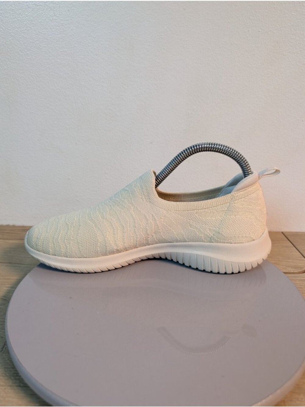 Skechers Ultra Flex Wild Eye Slip On Walking Shoes Beige 7.5 Women's Comfort - Picture 7 of 11